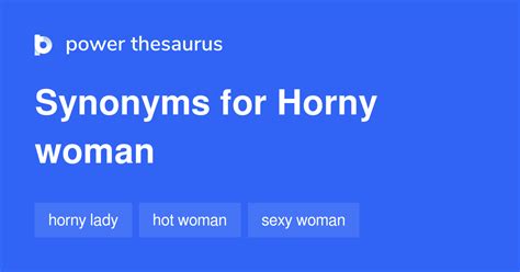 horny syn|HORNY Synonyms .